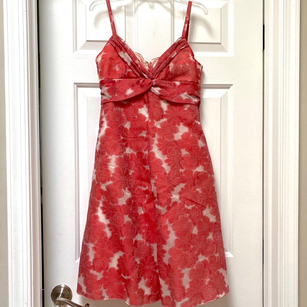 Armani Collezioni Organza Floral Fil Coupe Dress 6